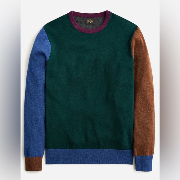 J. Crew Other - New JCrew Cashmere crewneck in colorblock